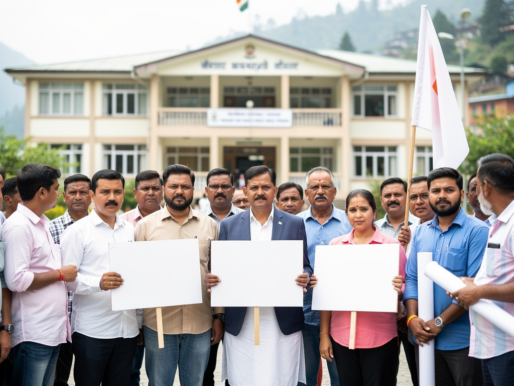 CAP Sikkim protests arrest of party spokespersons in alleged fake communication case