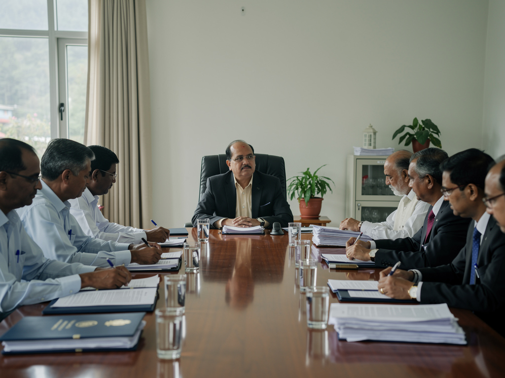 Education Minister Raju Basnet meets Vikramshila Education Resource Society to strengthen English teaching in government schools
