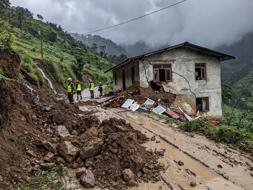 Heavy Rain Triggers Landslides and Floods in Nagaland; Mon District Worst-Hit