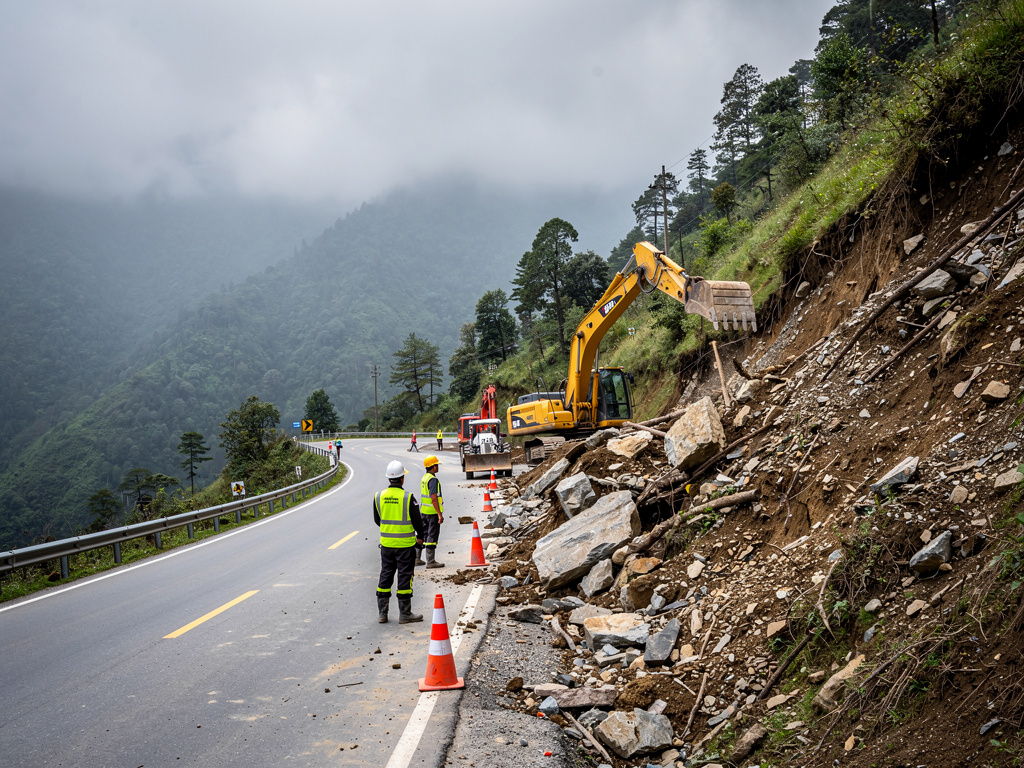 Indra Hang urges immediate permanent fix for recurring landslides at 20th Mile on NH 10
