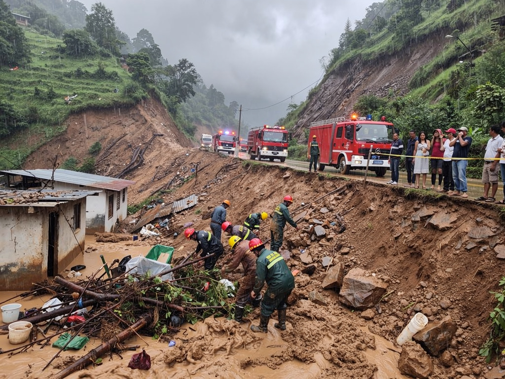 Landslides in Nagaland’s Mon kill four, leave five missing as heavy rain damages houses