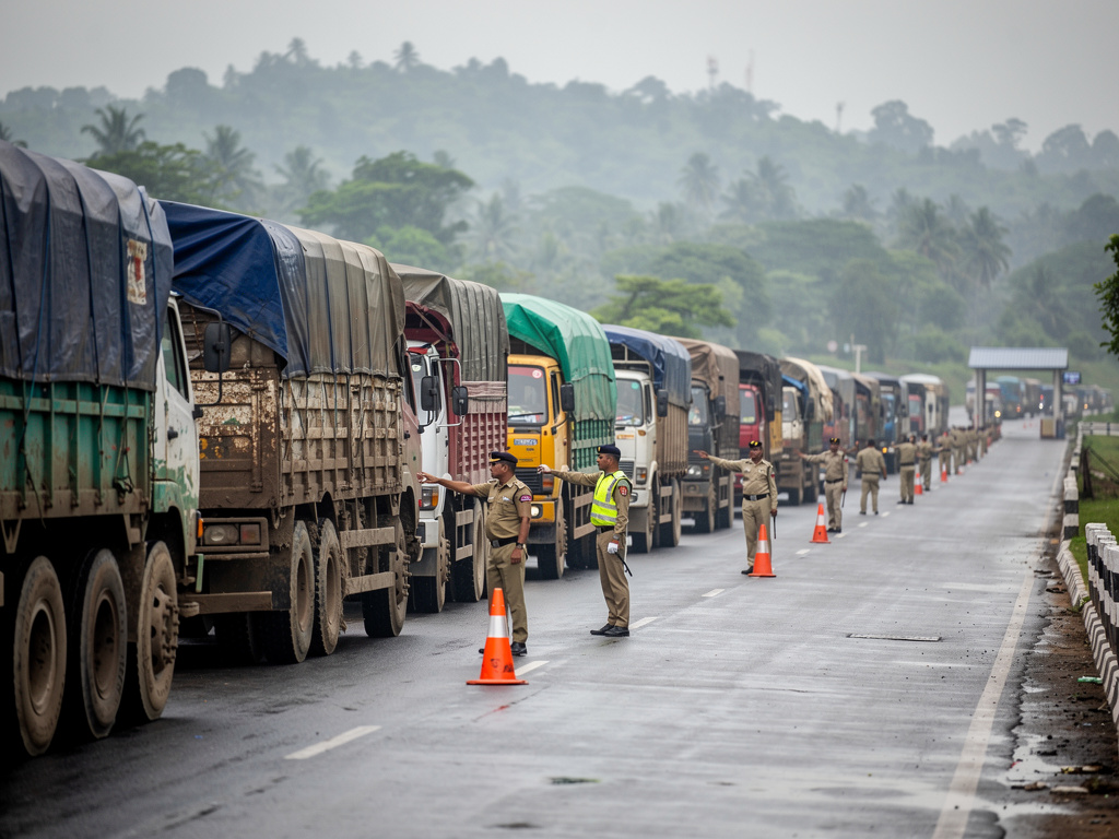 Manipur faces looming supply crisis as freight operators avoid highway routes