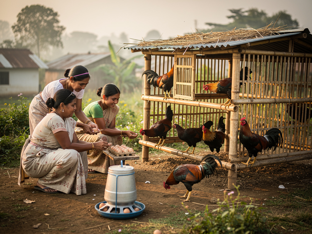 Nagaland University poultry project boosts earnings of women SHGs in Zunheboto