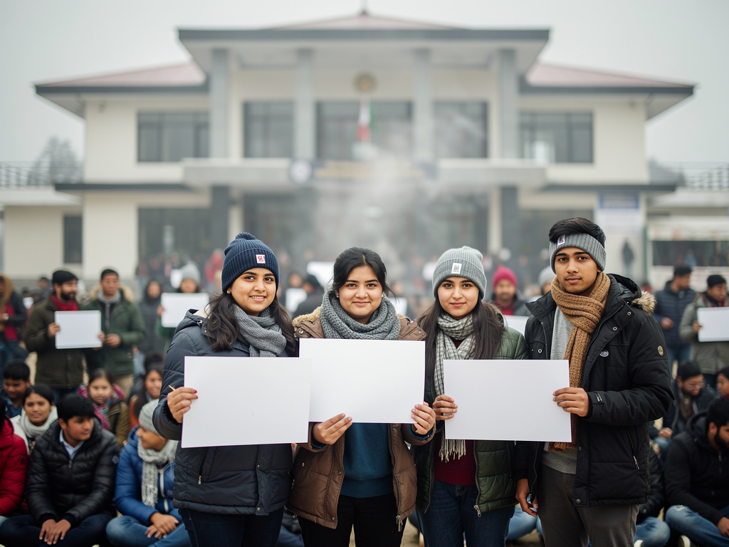 Sikkim student groups hold peaceful solidarity programmes for Sonam Wangchuk