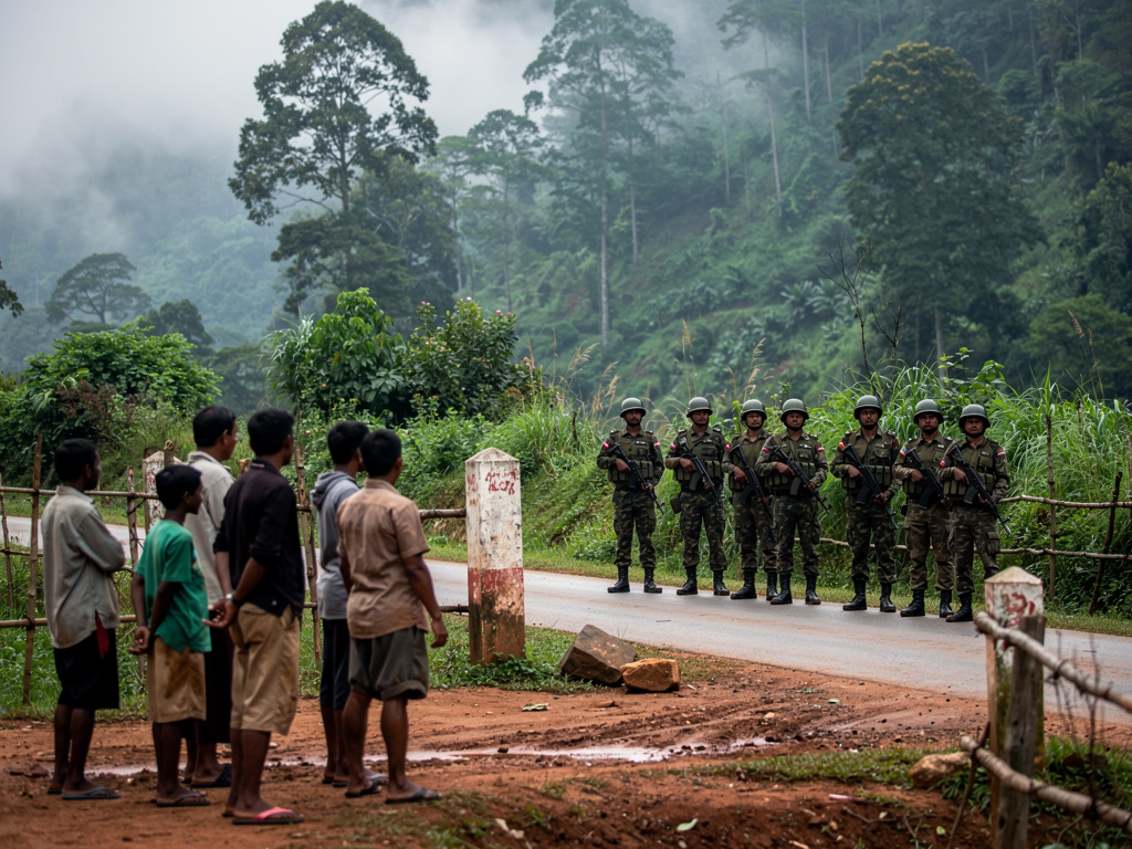 Tensions Rise in Manipur’s Noney After Alleged Firing During CRPF CoBRA Operation