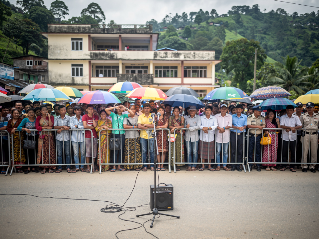 Youth-led protest in Aizawl demands change in education system, support Sonam Wangchuk