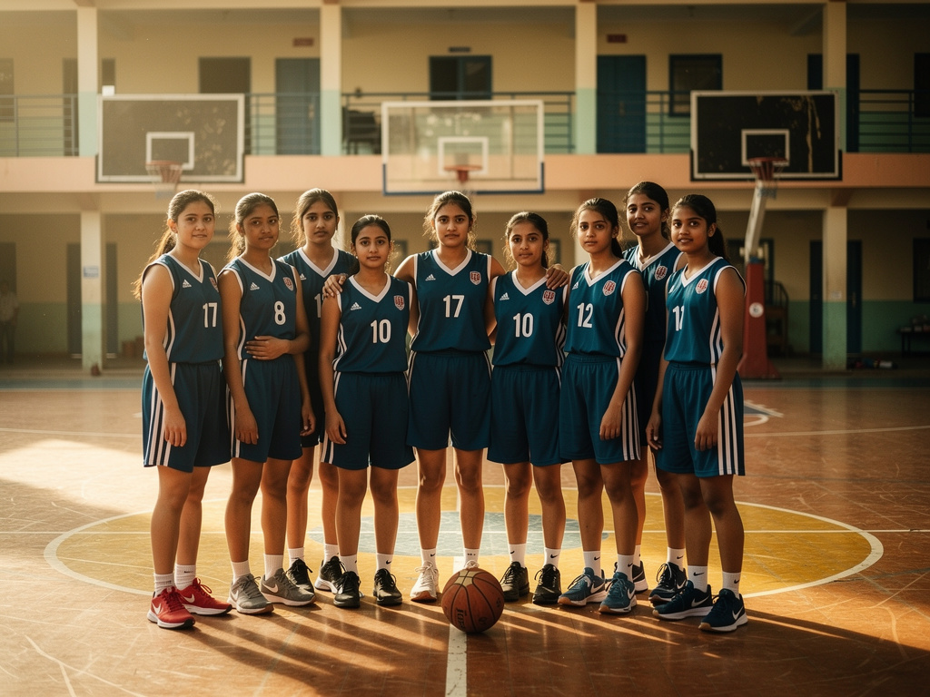EMRS Gangyap sweeps all three girls’ titles in CBSE Northeast basketball meet