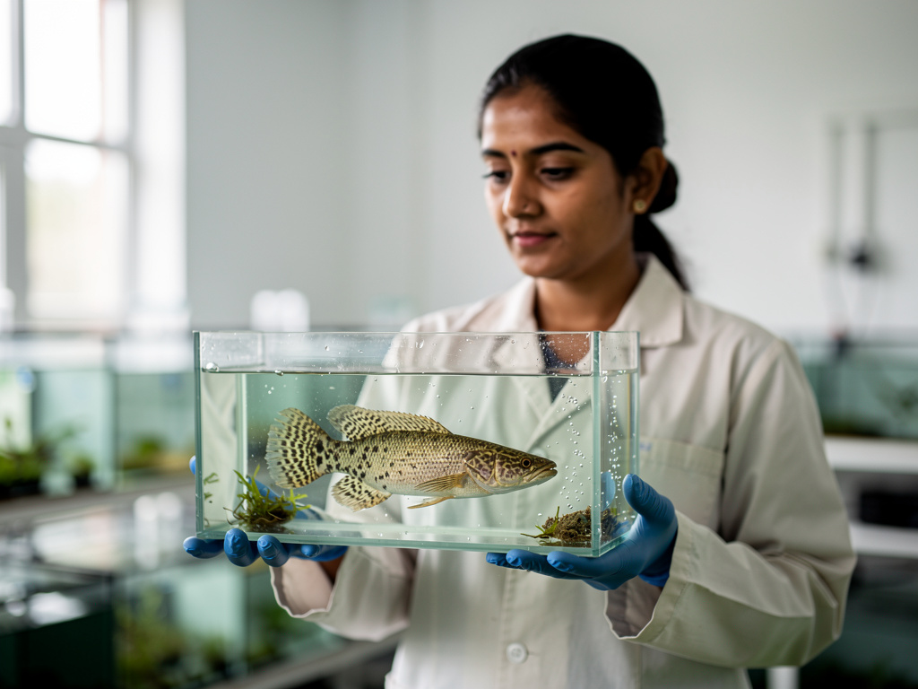 Gauhati University team develops captive breeding protocol for rare Himalayan snakehead