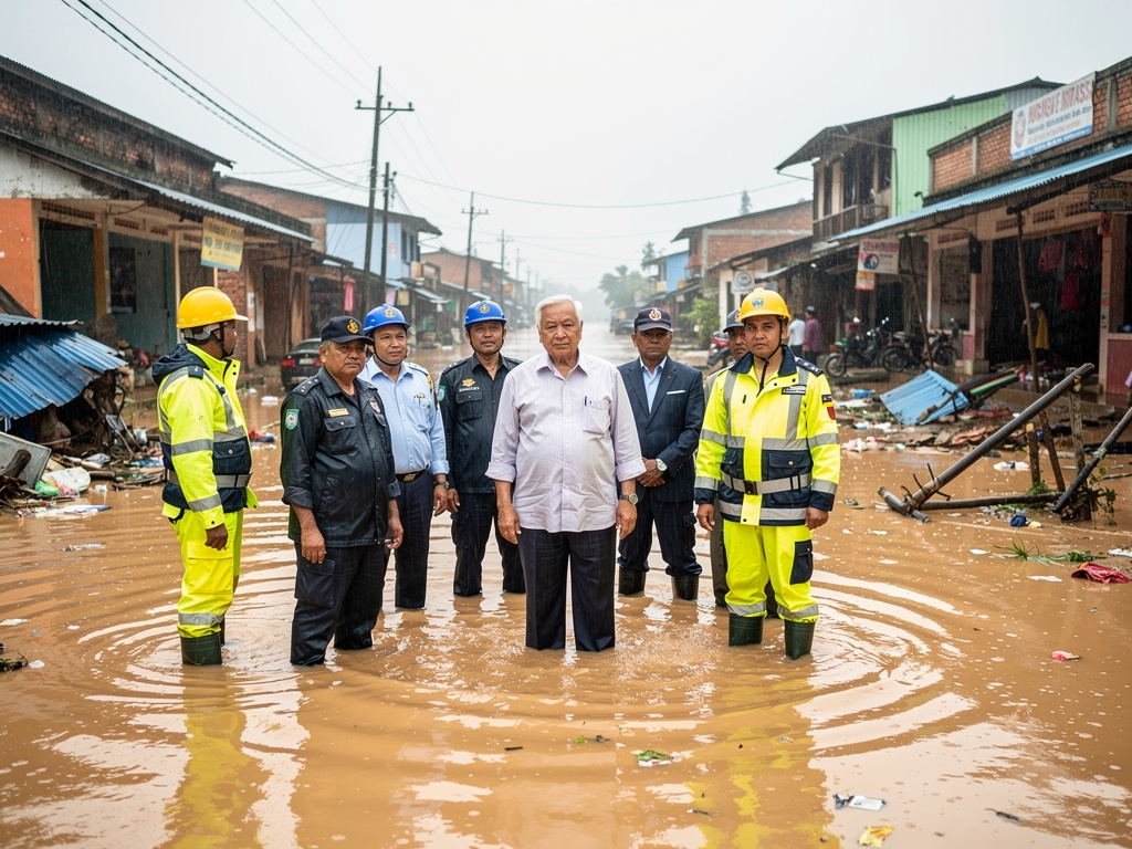 Manipur DC Reviews Response After Flash Floods in Churachandpur