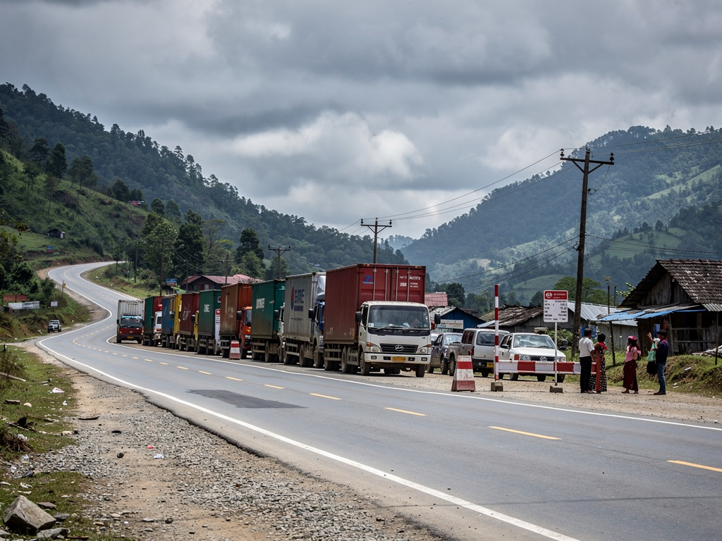 Manipur lifts counter-economic blockade on NH-202 after talks, stranded trucks start moving