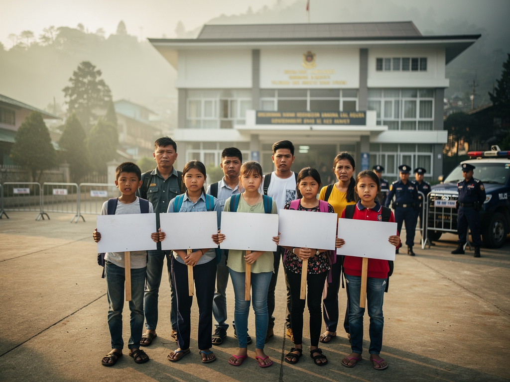 Mizoram student body protests against alleged issues in MPSC online registration