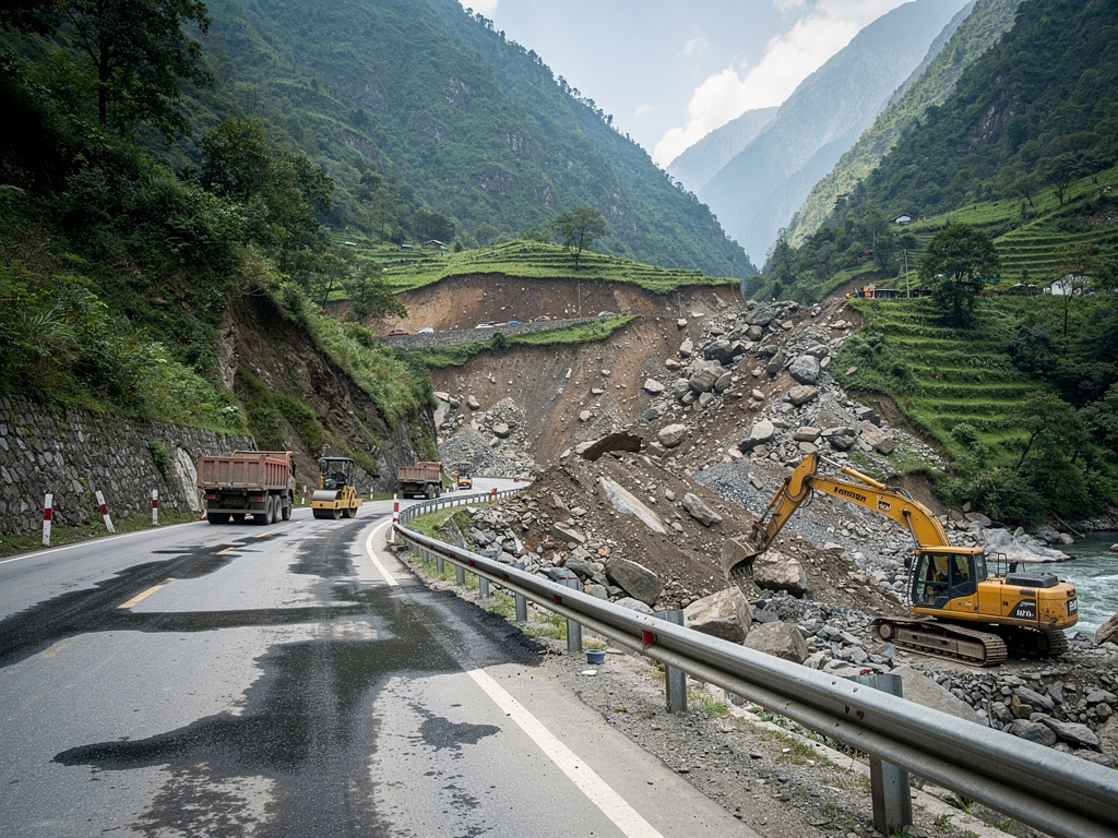 NH10 likely to reopen at 20th Mile landslide from Aug 8 after restoration push
