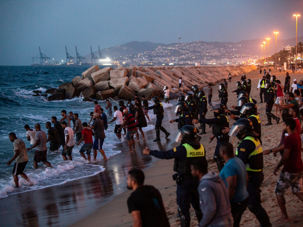 Thousands cross into Spain’s Ceuta from Morocco, authorities report dead and mass repatriations