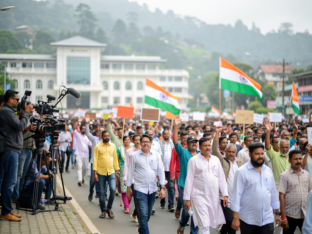 VPP stages rally in Shillong, alleges MDA government ignored public concerns